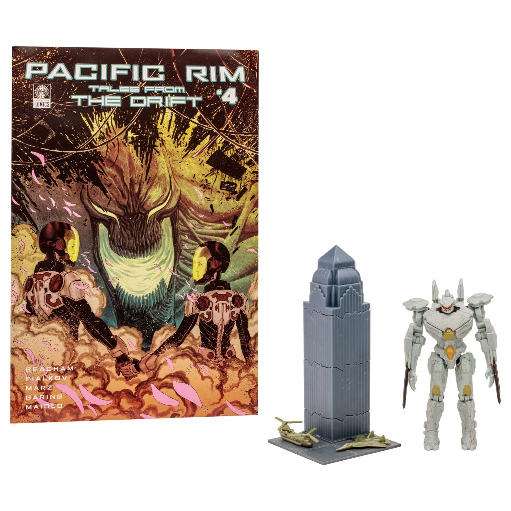 Pacific Rim Jaeger- Striker Eureka 4" figure and playset w/comic McFarlane Toys - Image 5