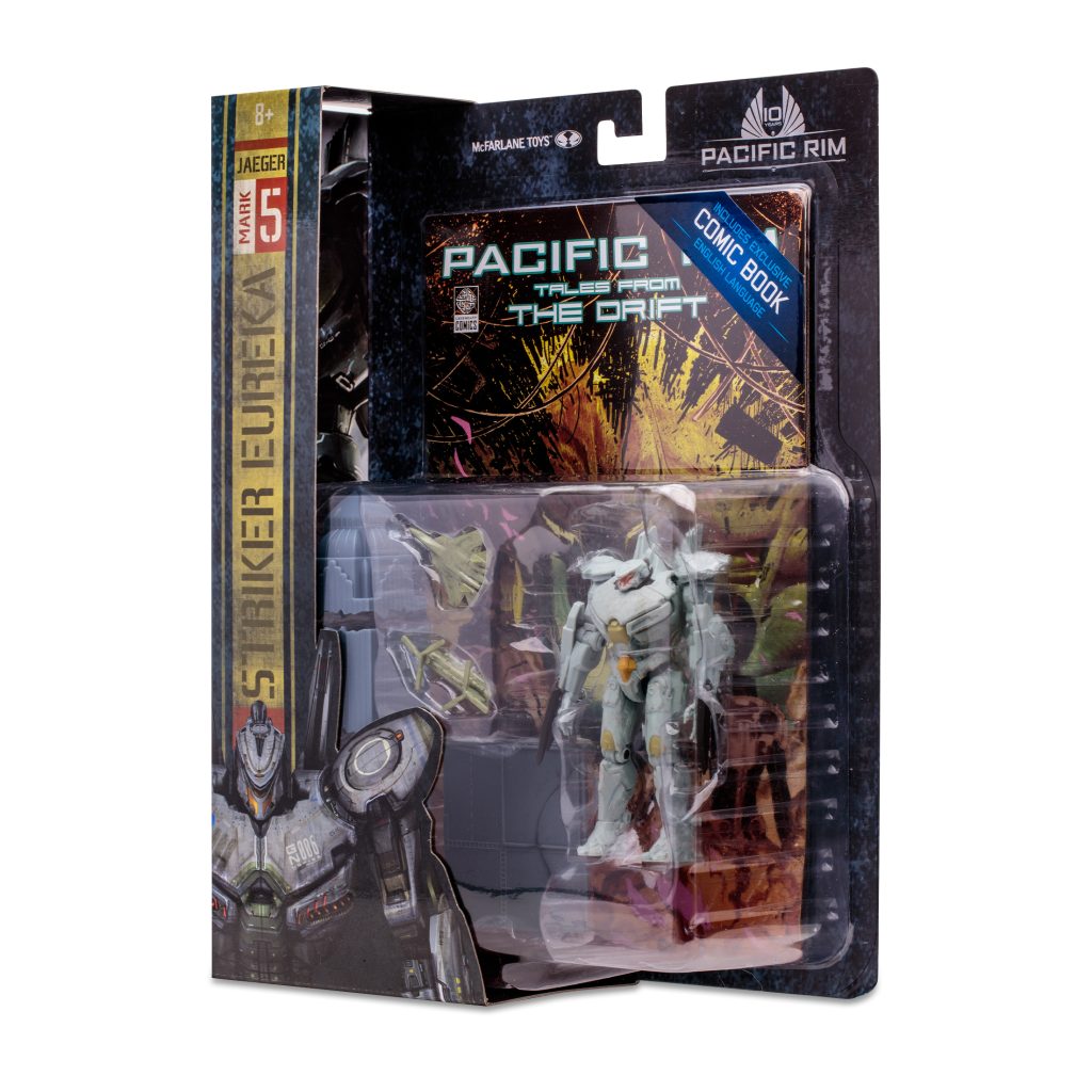 Pacific Rim Jaeger- Striker Eureka 4" figure and playset w/comic McFarlane Toys - Image 2