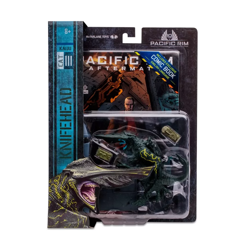 Pacific Rim Kaiju - Knifehead 4" figure and playset w/comic McFarlane Toys