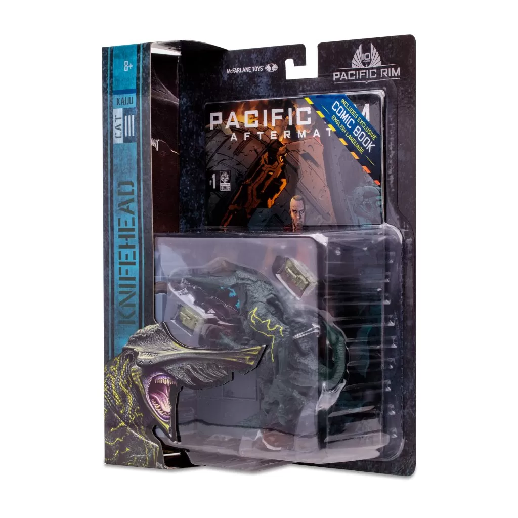 Pacific Rim Kaiju - Knifehead 4" figure and playset w/comic McFarlane Toys - Image 2