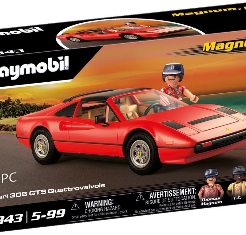 Playmobil 71343 Magnum P.I. Ferrari 308 GTS Quattrovalvole