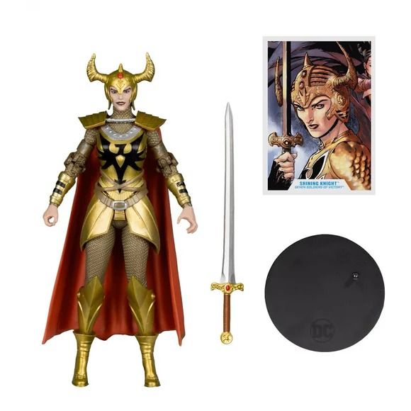 DC Multiverse Shining Knight [Platinum] 7″ figure McFarlane Toys - Image 2