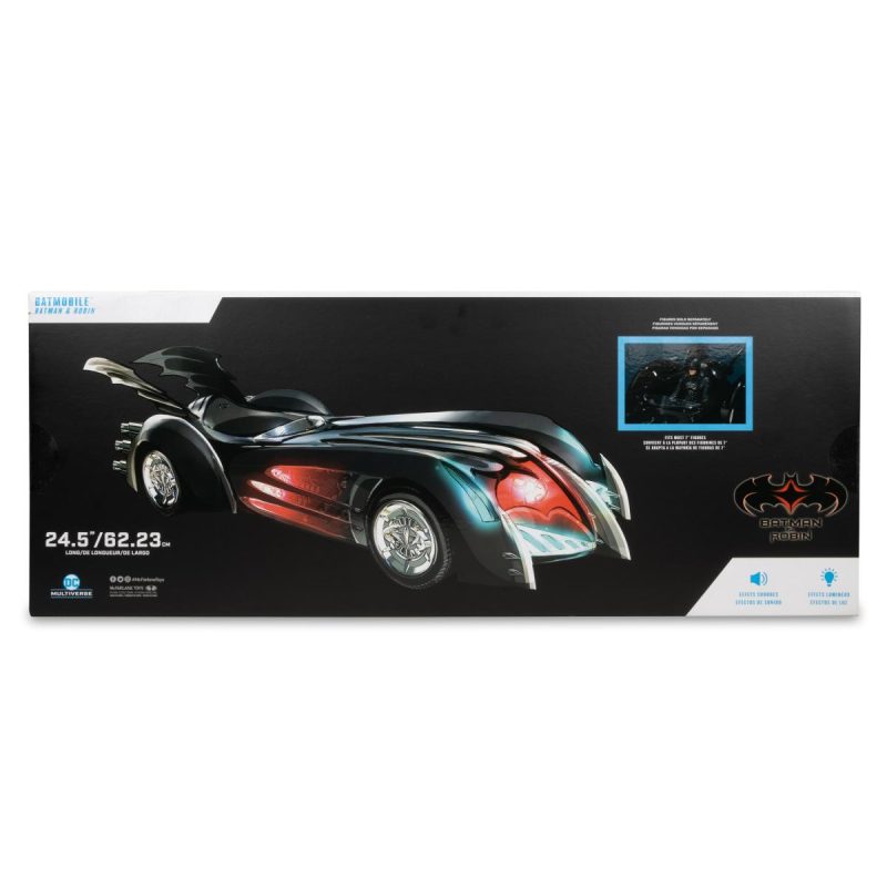 DC Multiverse Batman & Robin Batmobile for 7″ figures McFarlane Toys - Image 5