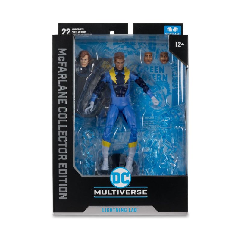 DC Multiverse Collector Edition Lightning Lad 7″ figure #28 McFarlane Toys - Image 2