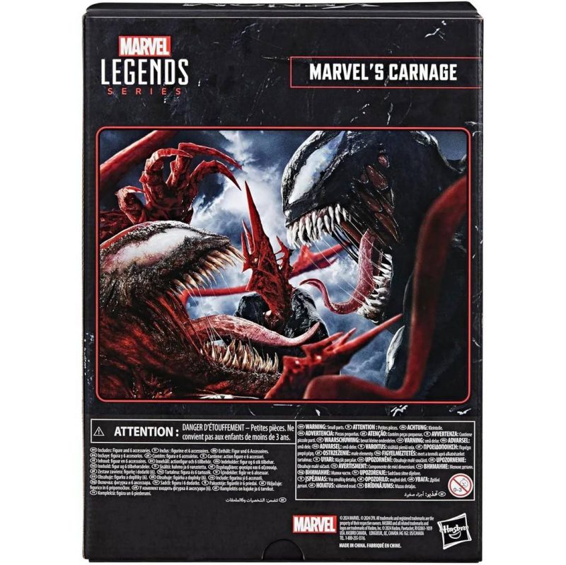 Marvel Legends Venom Let there be Carnage – Carnage 6″ Scale Deluxe Action Figure - Image 2