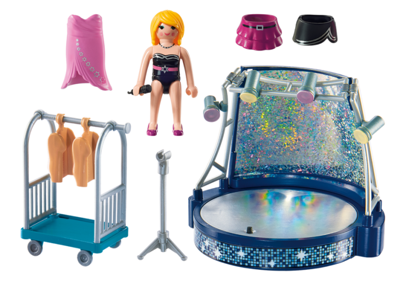 Playmobil Family Fun 6983 Singer and Stage (Disco) – retired set - Image 3