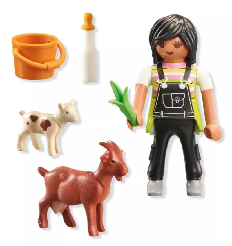 Playmobil Special Plus Figure 71759 Woman with Goats - Image 2