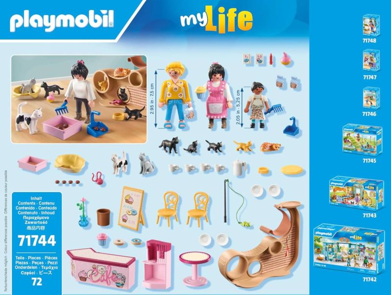 Playmobil My Life 71744 Cat Cafe - Image 4
