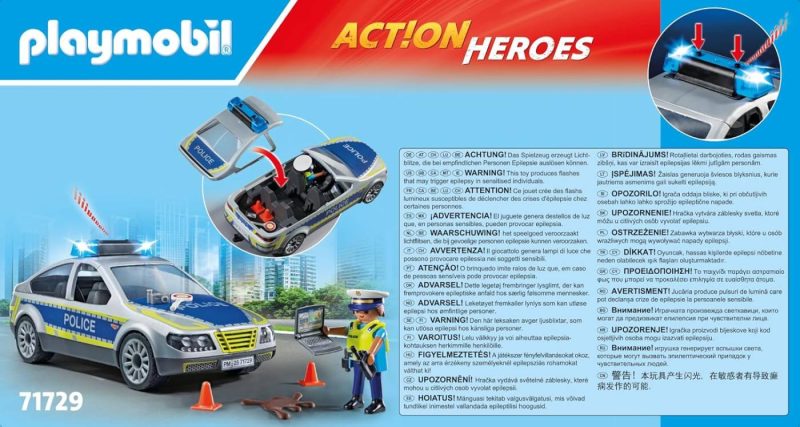 Playmobil Action Heroes 71729 Police Patrol Car - Image 3