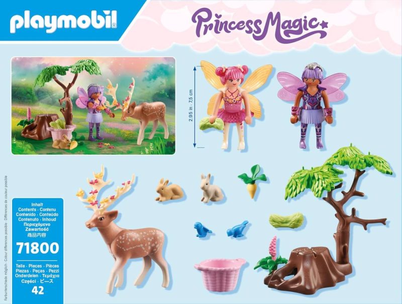 Playmobil Princess Magic 71800 Starter Pack Fairies with Forest Animals - Image 3
