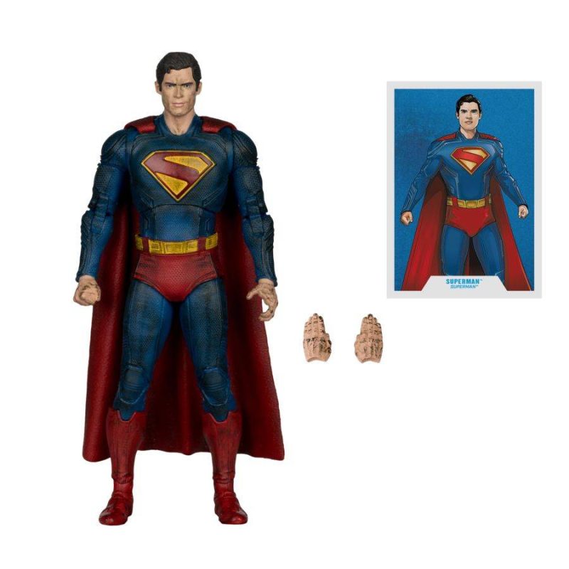 DC Multiverse Superman (Battle Damaged) (2025 movie) 7″ figure Gold Label McFarlane Toys - Image 5