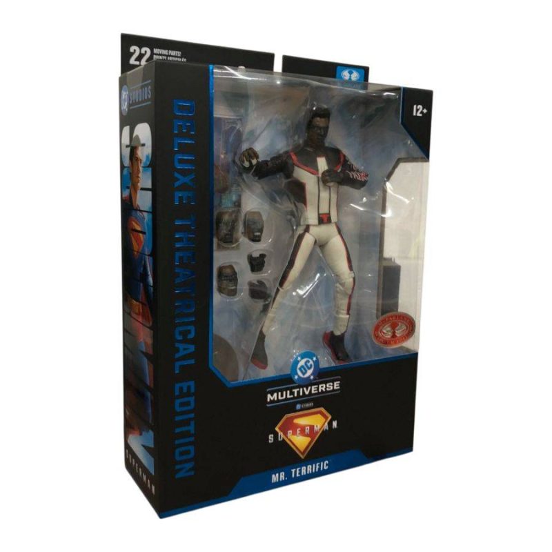 DC Multiverse Mr Terrific (Superman 2025 movie) (Red Platinum) 7″ Deluxe figure McFarlane Toys - Image 6