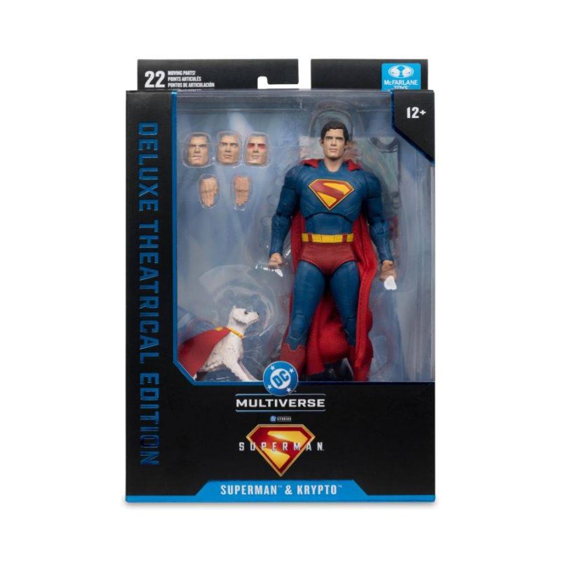 DC Multiverse Superman with Krypto (2025 movie) 7″ Deluxe figure McFarlane Toys - Image 2