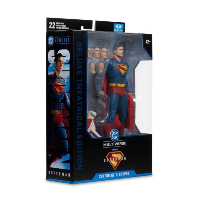 DC Multiverse Superman with Krypto (2025 movie) 7″ Deluxe figure McFarlane Toys - Image 3