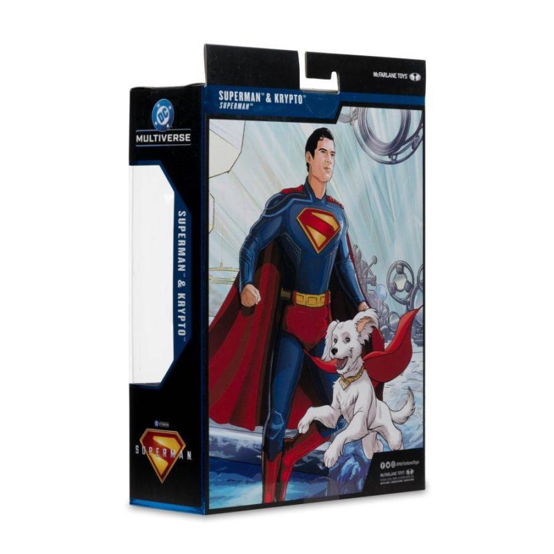 DC Multiverse Superman with Krypto (2025 movie) 7″ Deluxe figure McFarlane Toys - Image 4