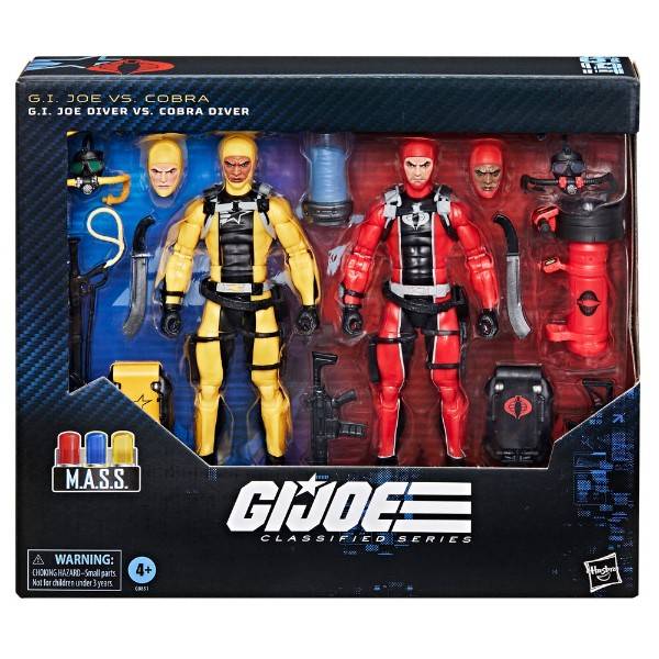 G.I. Joe – Diver vs Cobra Diver #169 Classified Series 6″ Scale Action Figure 2 pack