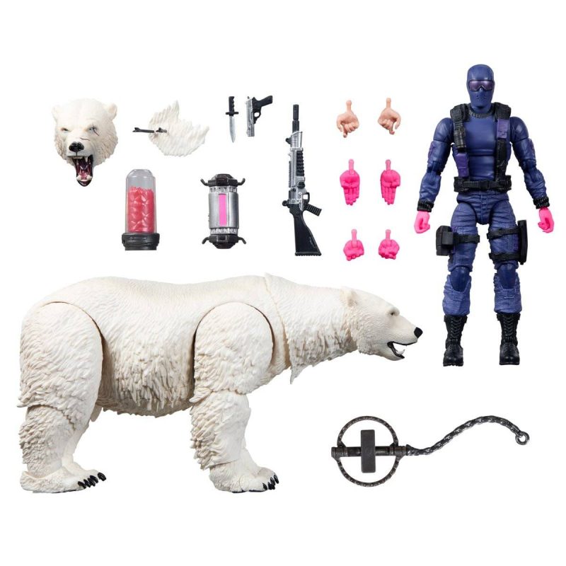 G.I. Joe – Snake Eyes with Polar Bear #161 Classified Series 6″ Scale Action Figure - Image 2
