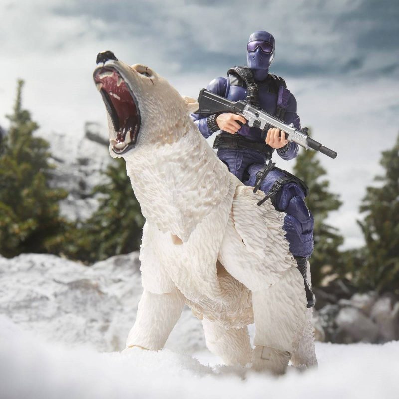 G.I. Joe – Snake Eyes with Polar Bear #161 Classified Series 6″ Scale Action Figure - Image 12