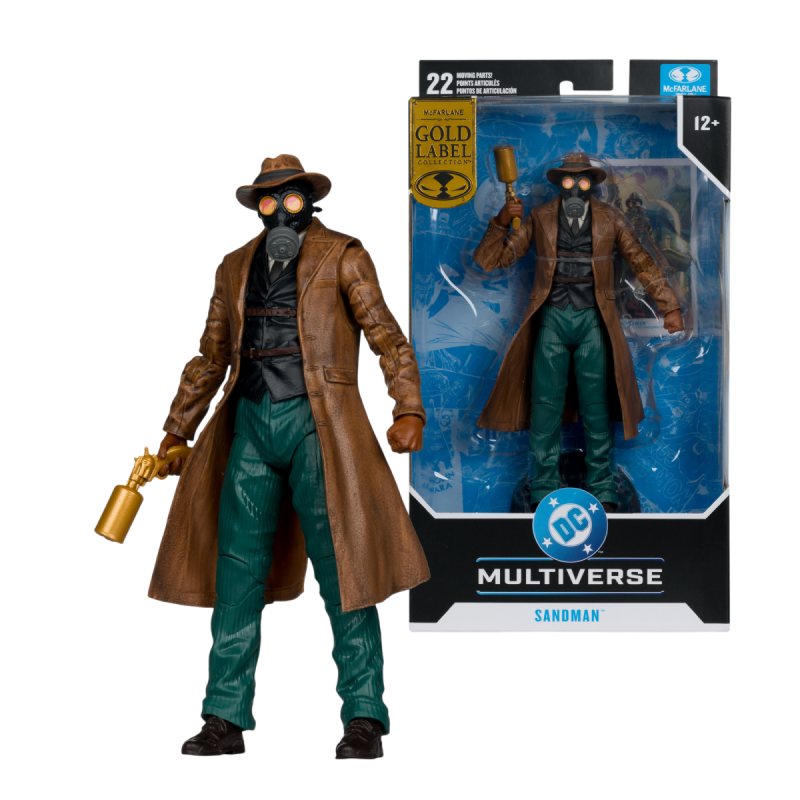 DC Multiverse Sandman (Wesley Dodds) (Gold Label) 7″ figure McFarlane Toys