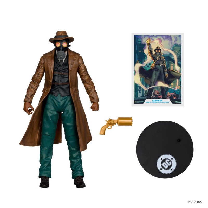 DC Multiverse Sandman (Wesley Dodds) (Gold Label) 7″ figure McFarlane Toys - Image 5