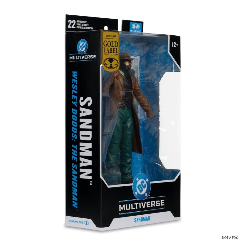 DC Multiverse Sandman (Wesley Dodds) (Gold Label) 7″ figure McFarlane Toys - Image 3