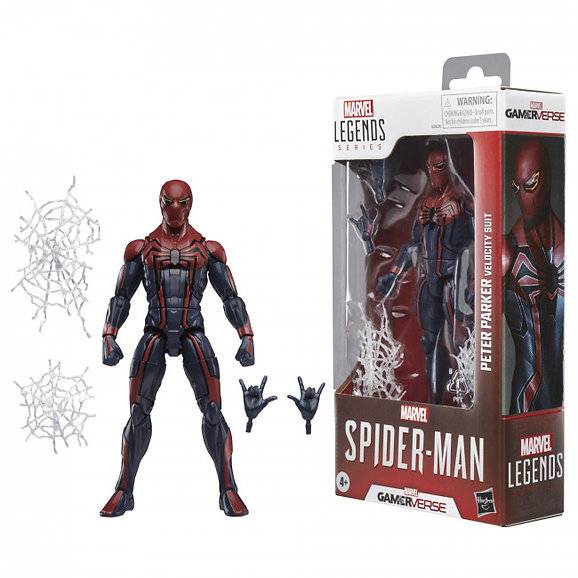 Marvel Legends Spider-Man Gamerverse Peter Parker (Velocity Suit) 6″ Figure