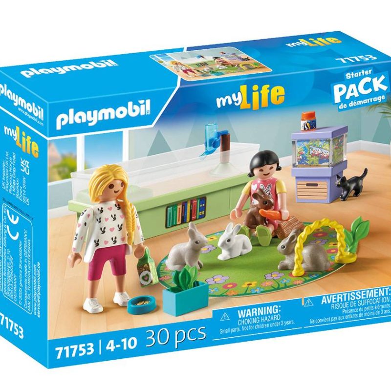 Playmobil My Life 71753 Starter Pack Rabbit Family