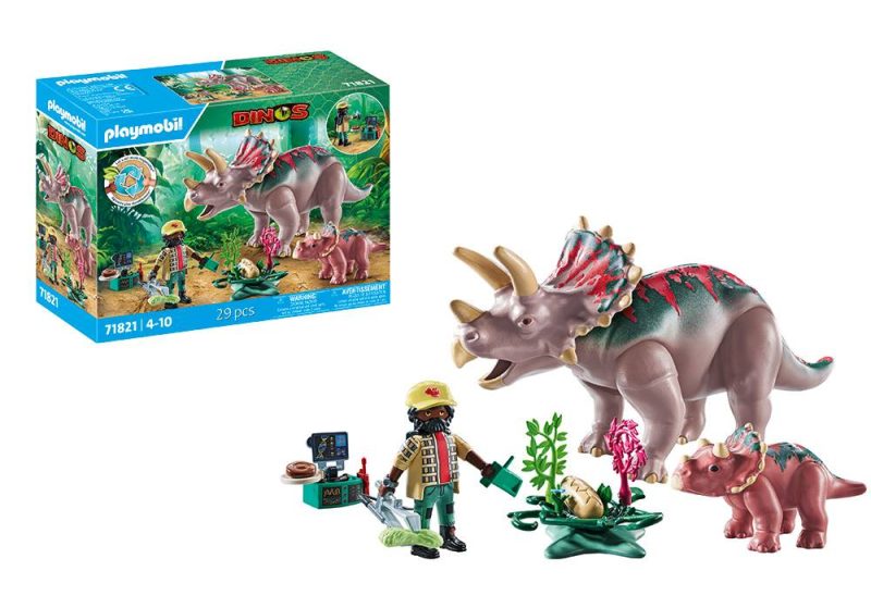 Playmobil Dinos 71821 Triceratops Family - Image 3