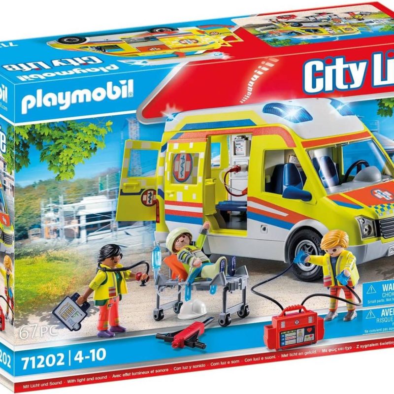 Playmobil City Life 71202 Ambulance with Lights and Sound