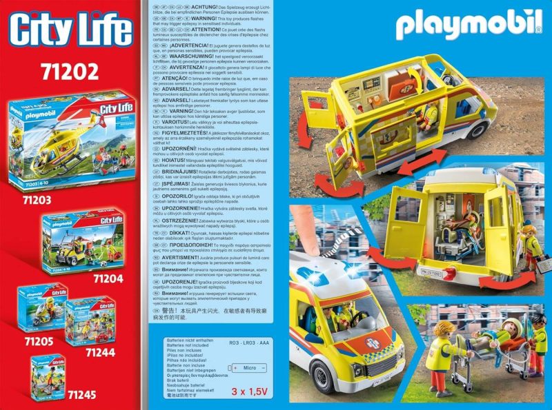Playmobil City Life 71202 Ambulance with Lights and Sound - Image 2