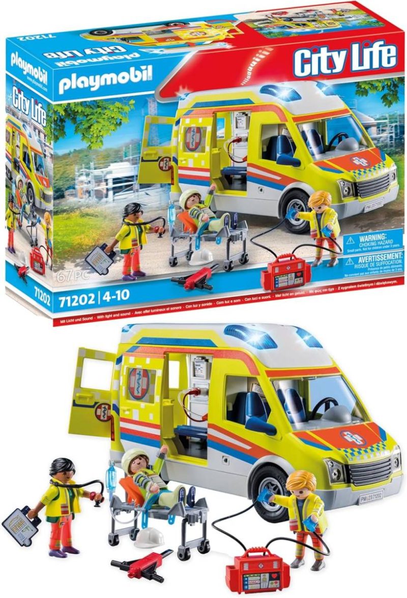 Playmobil City Life 71202 Ambulance with Lights and Sound - Image 4