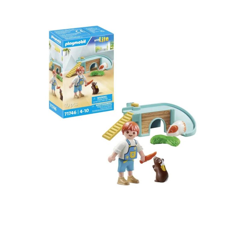 Playmobil My Life 71746 Guinea Pig House - Image 3