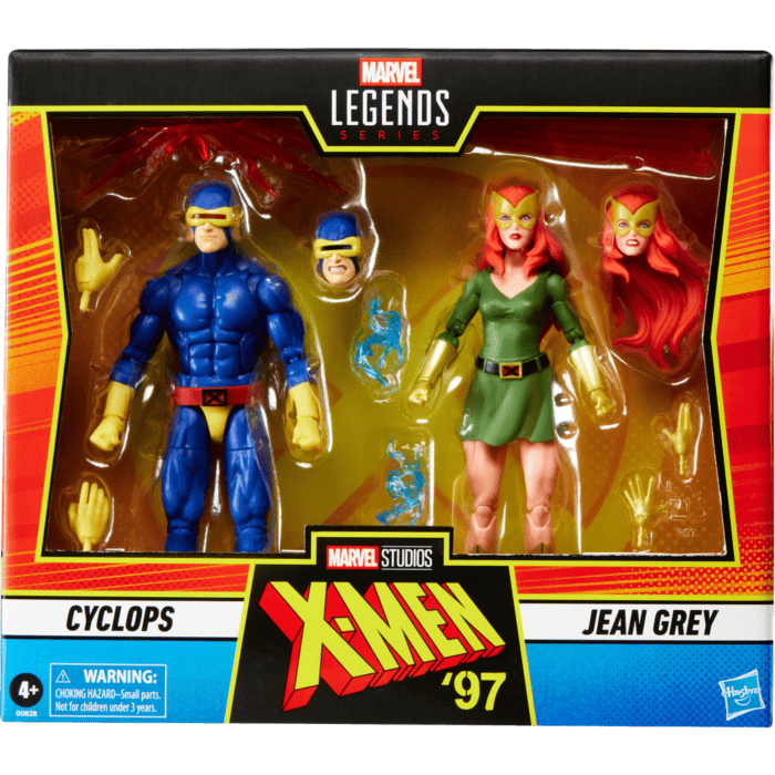 Marvel Legends X-Men 97: Cyclops & Jean Grey 6″ Scale Figure 2 Pack