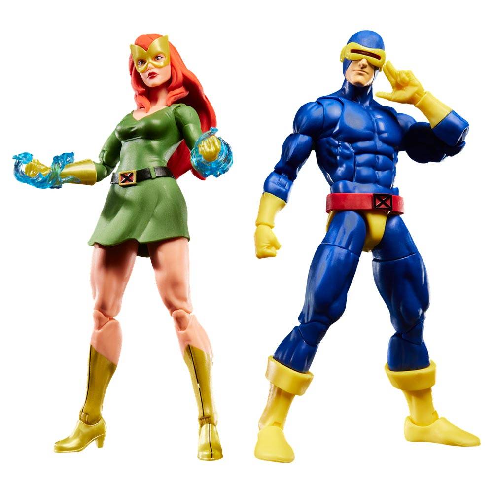 Marvel Legends X-Men 97: Cyclops & Jean Grey 6″ Scale Figure 2 Pack - Image 2