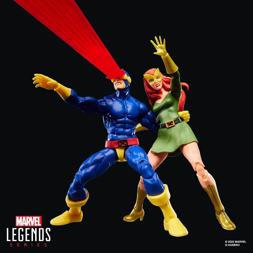 Marvel Legends X-Men 97: Cyclops & Jean Grey 6″ Scale Figure 2 Pack - Image 6
