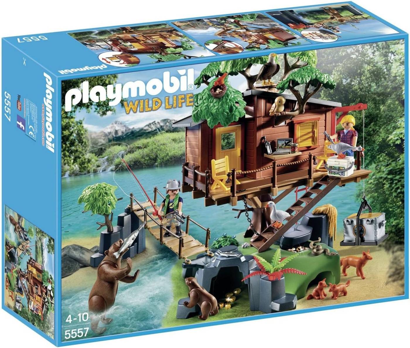 Playmobil Wild Life 5557 Adventure Tree House (Retired Set)