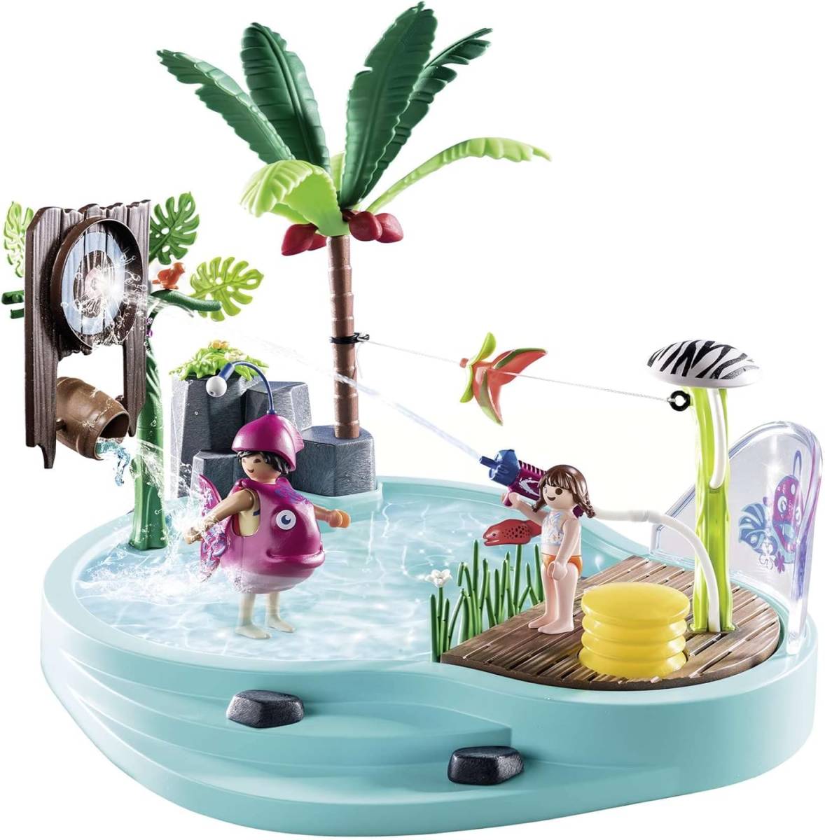 Playmobil Family Fun 70610 Small Pool with Water Sprayer - Image 3