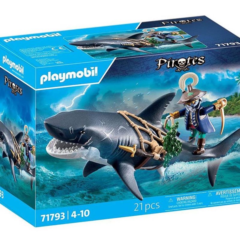 Playmobil Pirates 71793 Giant Shark with Pirate