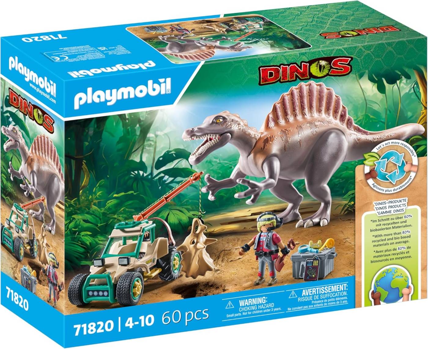 Playmobil Dinos 71820 Spinosaurus Attack