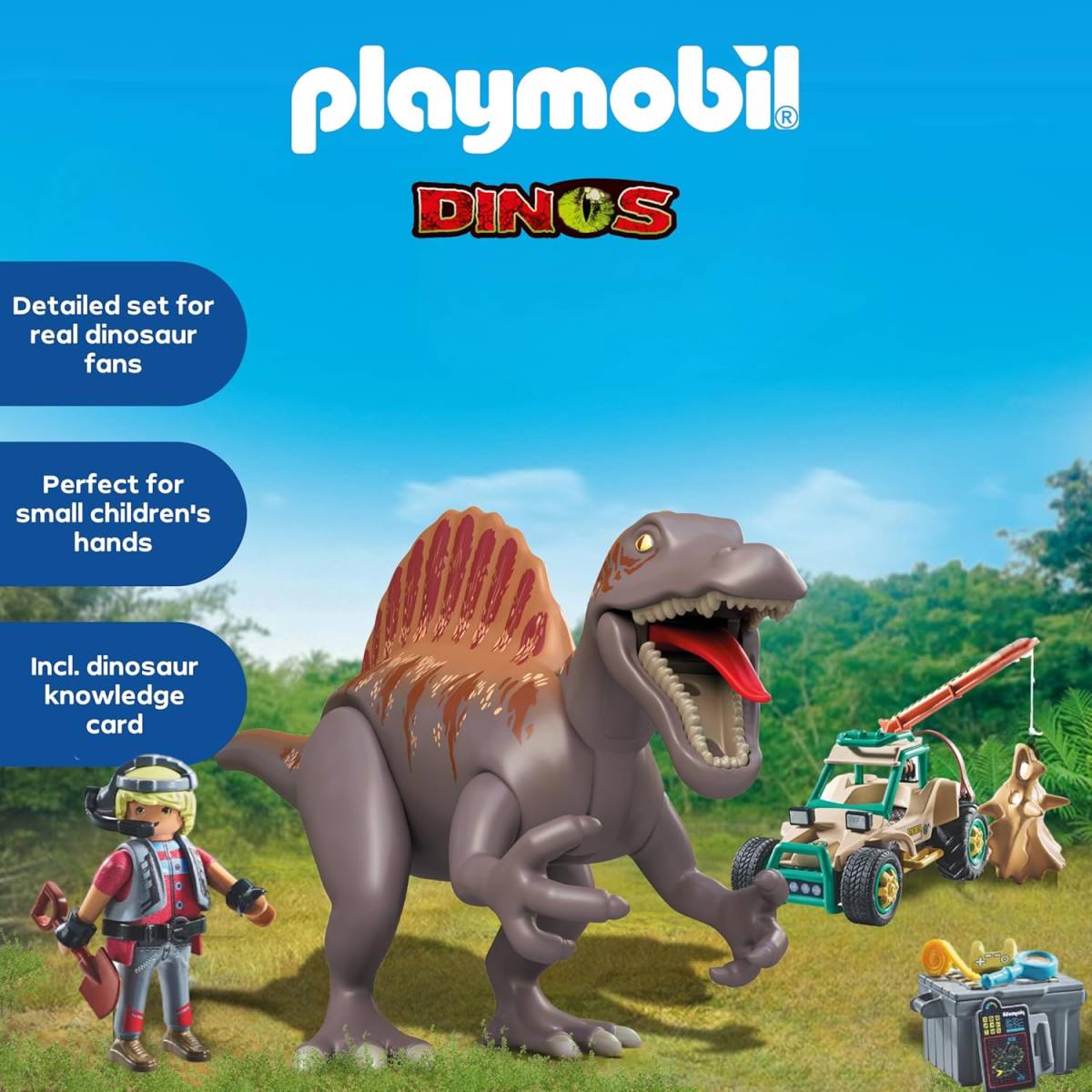 Playmobil Dinos 71820 Spinosaurus Attack - Image 3