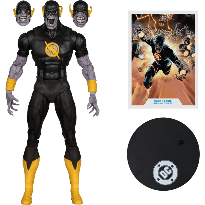 DC Multiverse Dark Flash (Dark Multiverse) (Red Platinum) 7″ figure McFarlane Toys - Image 4