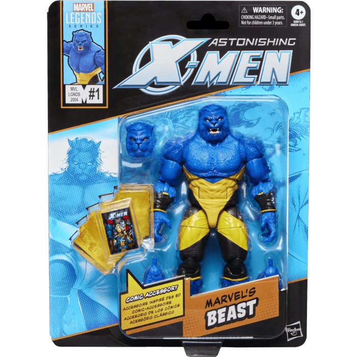 Marvel Legends Astonishing X-Men – Beast 6″ Figure with mini comic