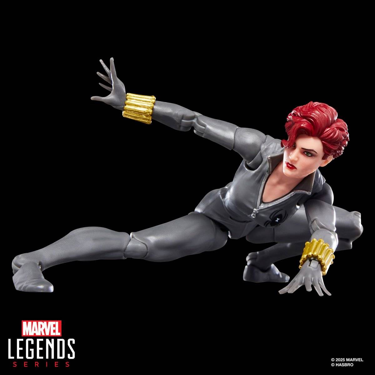 Marvel Legends Uncanny X-Men – Black Widow 6″ Figure with mini comic - Image 6