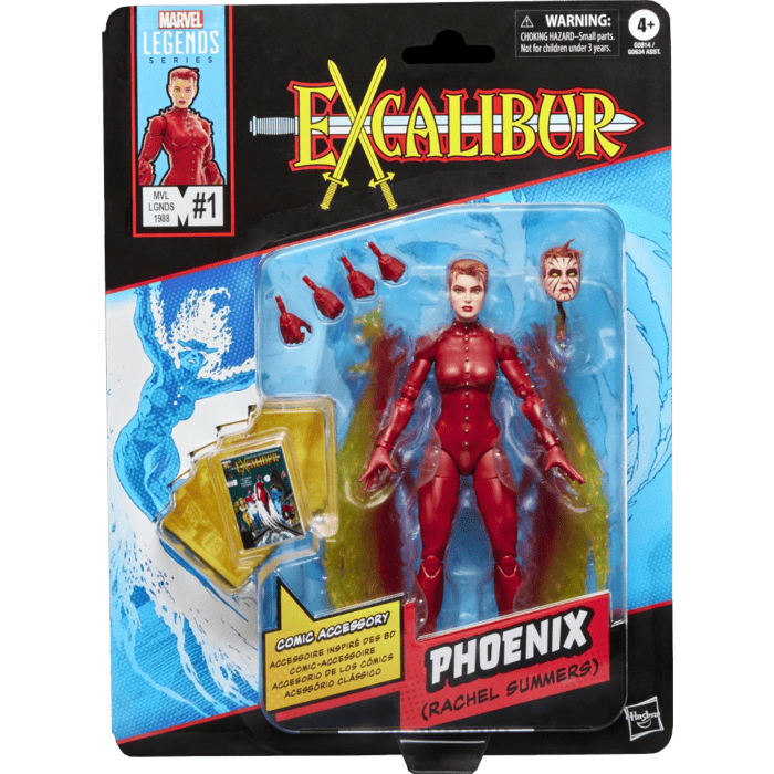 Marvel Legends Excalibur – Phoenix (Rachel Summers) 6″ Figure with mini comic