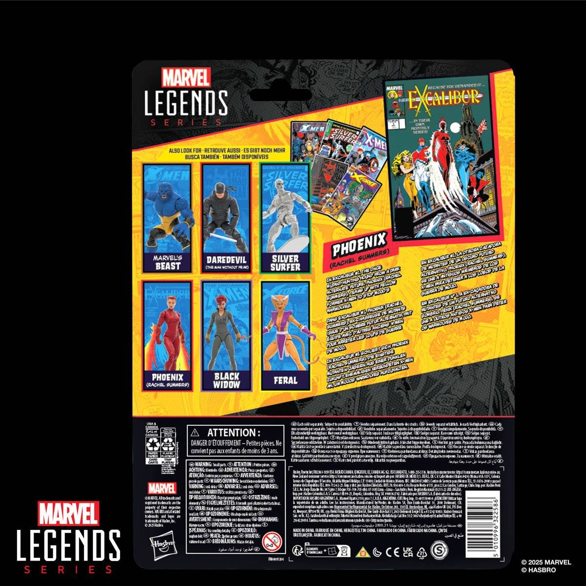 Marvel Legends Excalibur – Phoenix (Rachel Summers) 6″ Figure with mini comic - Image 2