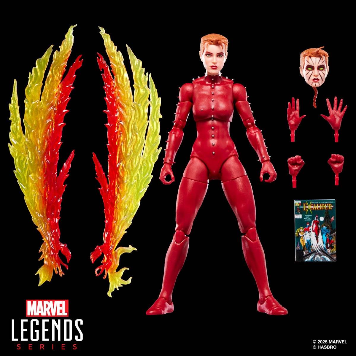 Marvel Legends Excalibur – Phoenix (Rachel Summers) 6″ Figure with mini comic - Image 3