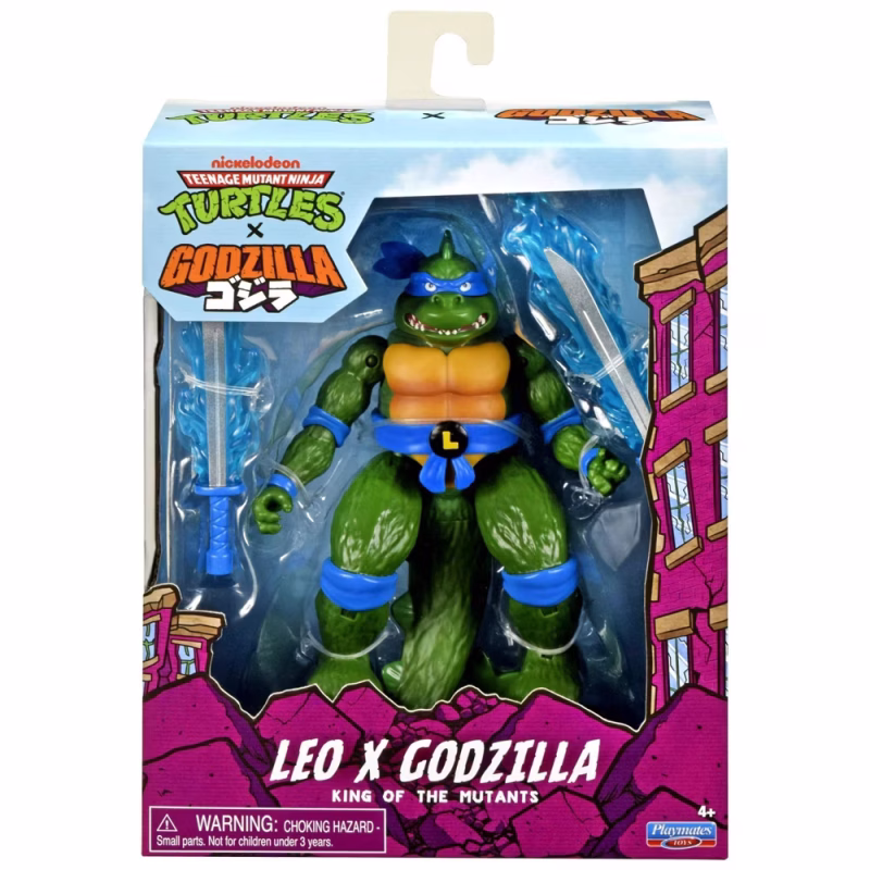 TMNT x Godzilla crossover Leonardo as Godzilla Action Figure
