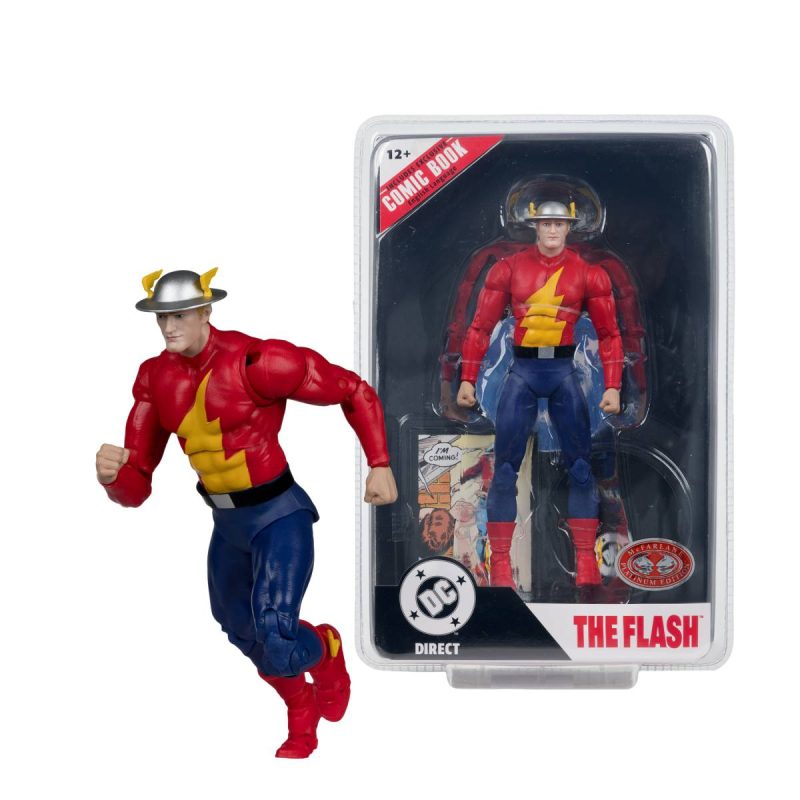 DC Page Punchers Jay Garrick (The Flash #123) (Red Platinum) – 7″ figure with comic