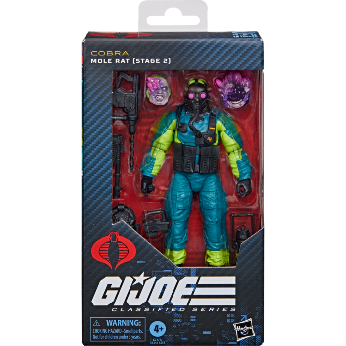 G.I. Joe – Mole Rat (Stage 2) #190 Classified Series 6″ Scale Action Figure
