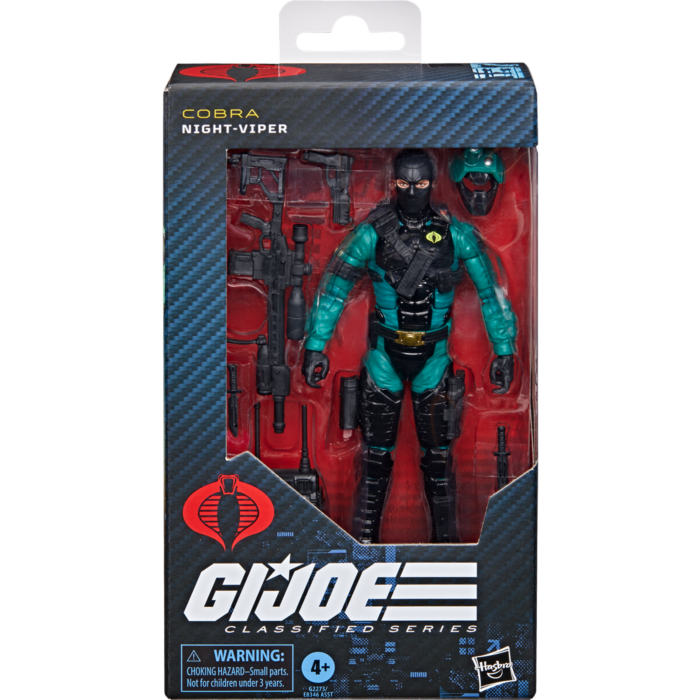 G.I. Joe – Night-Viper #187 Classified Series 6″ Scale Action Figure